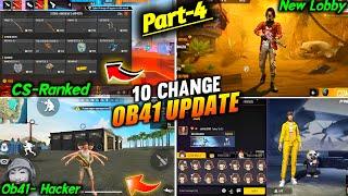 New Changes OB41 UPDATE  Free Fire New 3D Lobby Ob41 #4