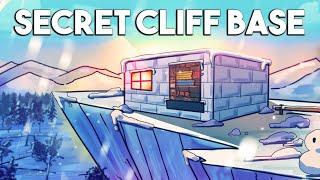 I built a secret cliff base on Hard mode Rust