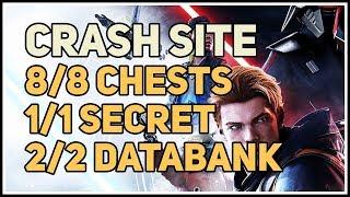 Zeffo Crash Site 100% Explored Chests Secrets and Echo Databank Star Wars Jedi Fallen Order