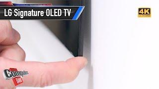 LG OLED W7 TV Unboxing Man ist der dünn man