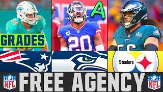 NFL Free Agency Signings & Grades  Texans Cowboys Brandin Cooks Trade Grades