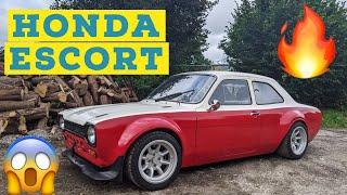 HONDA POWERED ESCORT *INSANE* RSR Spaceframe F20C ITBs Ford Escort