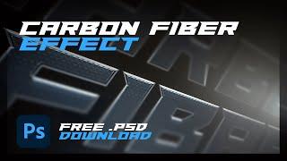 Carbon Fibre Effect ON ANYTHING  Adobe Photoshop Tutorial