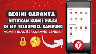 Cara Kunci Pulsa Telkomsel di My Telkomsel HP samsung