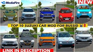 Top 10 Maruti Suzuki Cars Mods For Bus Simulator Indonesia  Lastest Car Mod For Bussid  Bussid Mod