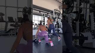 Issa Vasquez & Drea Thomas Glutes#issavasquez#dreathomas #fitnessworldmotivation