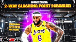 NEW 6’9 “2-WAY SLASHING POINT FORWARD” Is A MONSTER  NBA 2K25 BEST BUILD