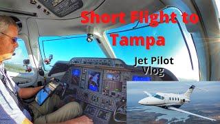 Short Flight to Tampa for Maintenance-Private Jet Flight along Gulf Coast