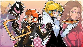 Daisy & Peach In the Spiderverse  MarioXSpiderman Comic