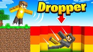 PUSHING My FRIENDS Into A TROLL DROPPER Minecraft