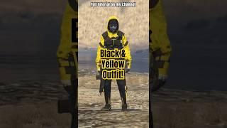 GTA5 Black & Yellow Outfit  #theweeknd #gtaoutfits #gta #gta5glitches #heartless #gta5online