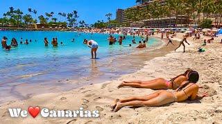 Canary Islands Spain - 18. August 2022 - 4K Walking Tour  We️Canarias