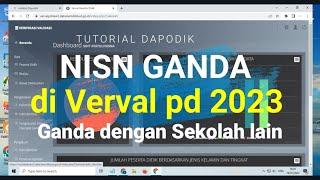 cara atasi nisn siswa ganda 2023 nisn siswa ganda di vervalpd new