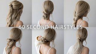 6 QUICK & EASY HAIRSTYLES  Cute Long Hair Hairstyles