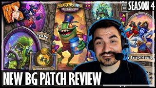 HUGE NEW BG PATCH + REVIEW - Hearthstone Battlegrounds