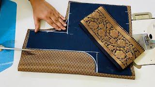 Paithani Saree Blouse Design Cutting & stitching Blouse Back Neck Design  Silk Saree Blouse Design