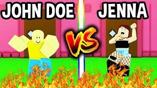  JOHN DOE vs JENNA  Roblox Hackers