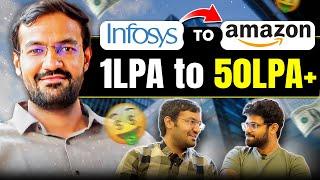 From 8K per month to 50LPA+  From tier 3 college to Amazon