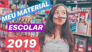 MEU MATERIAL ESCOLAR 2019 - #MaterialEscolar2019 #MeuMaterialEscolar2019