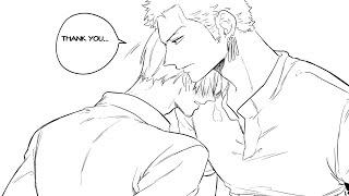 Zoro x Sanji short doujinshi YaoiBl