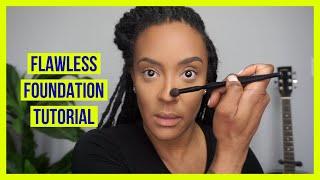 Complete Foundation Routine for Flawless Skin with Contour and Highlight