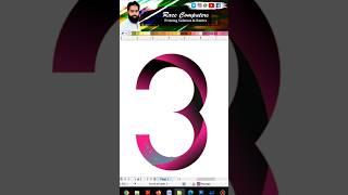 3 LOGO DESIGN  CORELDRAW  GRAPHICS DESIGN #shorts #shortsvideos #logodesign