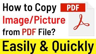 How To Copy Image From PDF To Word Document  Copy Diagram From PDF File Simple & Quick Way