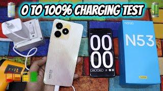 Realme Narzo N53 Charging Test 0 to 100% With 33 Watt Box Charger  Heating Test  #narzon53