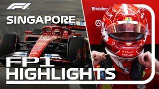 FP1 Highlights  2024 Singapore Grand Prix