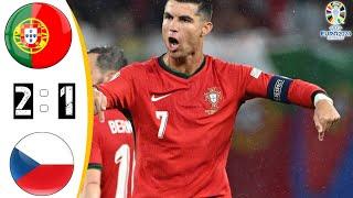 Portugal vs Czechia 2-1 - All Goals & Highlights - Euro Cup 2024