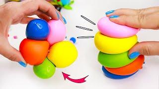 DIY Липкие СКВИШИ за 5 минут  Антистресс игрушка своими руками ЛЕГКО DIY fidget toys