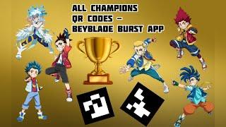 All ChampionsQR Codes - BEYBLADE BURST APP