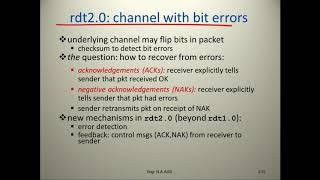 Realiable Data Transfer RDT 2 0