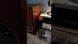 Restored Cerwin Vega 417Rs Playing Eminem on Vinyl