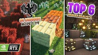 TOP 6 SHADER MCPE 1.19+ RENDER DRAGON SUPPORT  ON ANDROID LOWMEDIUM DEVICE RAM 1 GB - mcpe 1.19.11