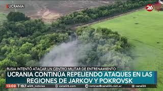 Ucrania continúa repeliendo ataques en las regiones de Járkov y Pokrovsk