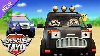 Police Car Riki Catch the donut thieves l Rescue Car Story l Tayo Rescue Team l Tayo the Little Bus