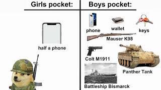 BOYS VS GIRLS MEMES WW2 PART#2