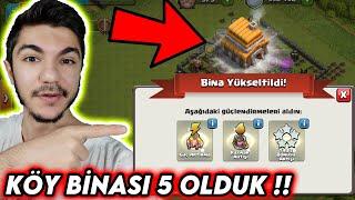 YENİ HESAPTA KÖY BİNASI 5 OLDUK  Efsane Gelişme Taktikleri - Clash Of Clans