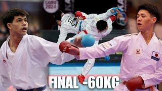 HASHIMOTO JPN vs ABDULLAH JOR Karate1 Final -60 KG PREMIER LEAGUE CAIRO 2024