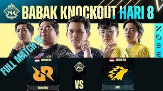 RRQ VS ONIC KNOCKOUT STAGE M4 FULL MATCH 