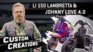 Custom Scooter Creations Martins LI 150 Lambretta & Johnny Love 4.0 Scooter 