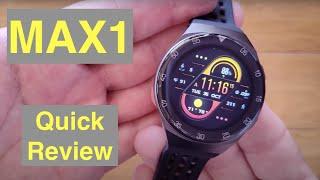 SENBONO MAX1 IP68 Waterproof Blood Pressure 24 Sports Mode Smartwatch Quick Overview