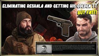 ELIMINATING RESHALA AND COLLECTING HIS GOLDEN TT PISTOL - JAEGER TASK HUNTSMAN PATH THE TROPHY 12.11