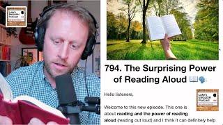 794. The Surprising Power of Reading Aloud Article ️