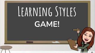 Learning Styles Game