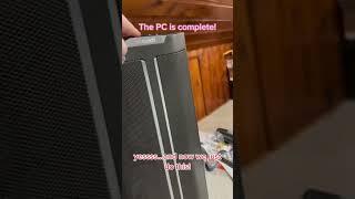 PC is complete + peeling off the plastic  #vtuber #virtualyoutuber #envtuber #pcbuild