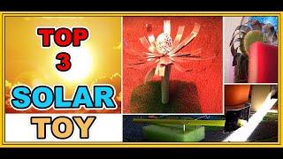 Top 3 Science Gadgets Solar Toys - DIY step by step tutorial