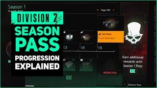DIVISION 2 SEASON PASS EXPLAINED  SEASONAL GEAR SETS POLARITY GLOBAL EVENTS & CACHES