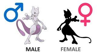 Gender of Mewtwo Evolution - Legendary Pokemon.